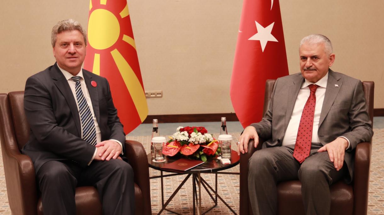 Binəli Yıldırım Makedoniya prezidenti ilə görüşdü