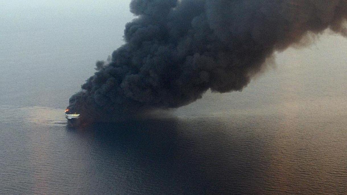 Kigyulladt egy komphajó a Balti-tengeren, a lángokat eloltották