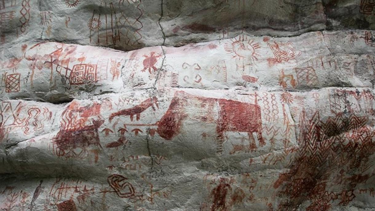 Las pinturas rupestres dibujadas en Colombia son un testimonio de la riqueza histórica