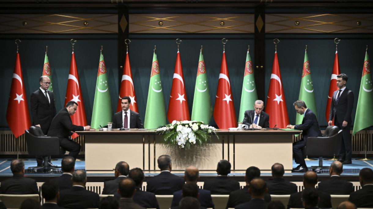 თურქეთსა და თურქმენეთს შორის 13 სფეროში თანამშრომლობის ხელშეკრულება გაფორმდა