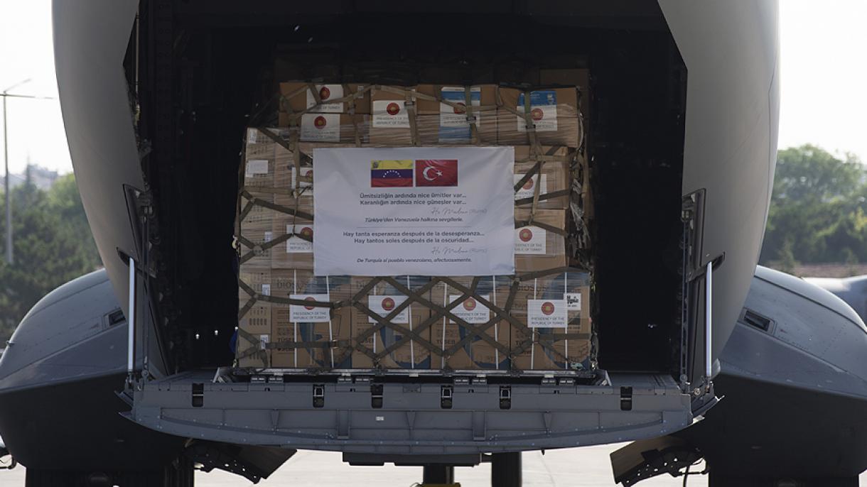 Turquía envía materiales sanitarios a Venezuela