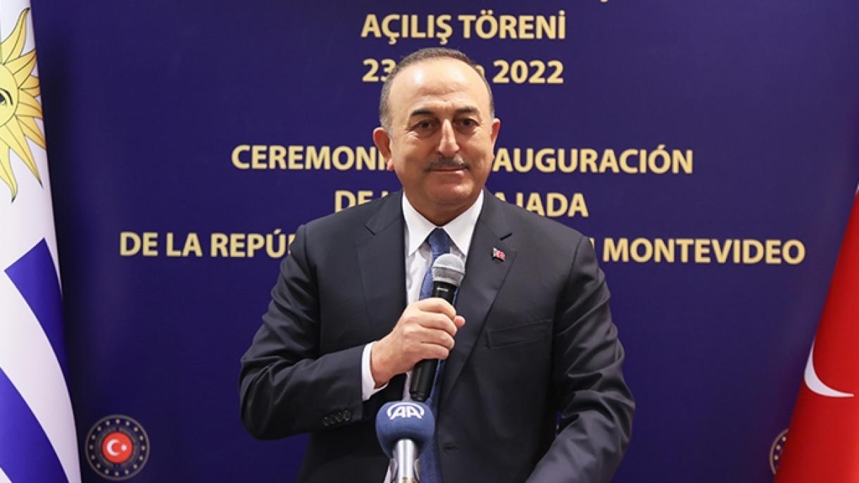 Çavuşoğlu: "América Latina es la geografía de apertura estratégica para Turquía"