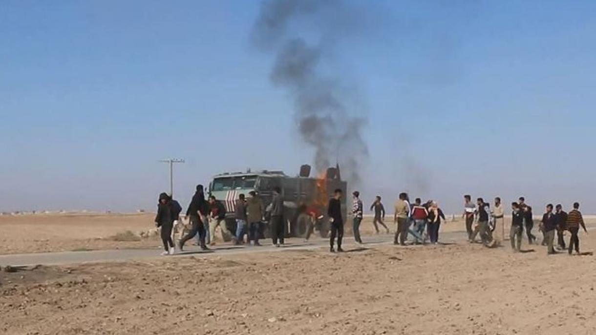 Terror tashkiloti YPG / PKK a'zolari patrul paytida provokatsiya qilishga harakat qildi.