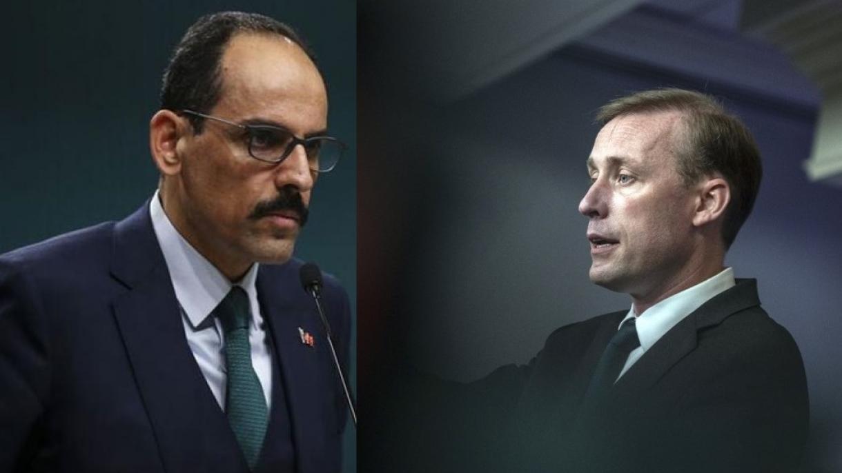 El vocero presidencial de Turquía habla por teléfono con Sullivan