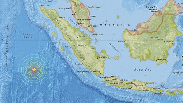 印尼苏门答腊发生7.9级地震