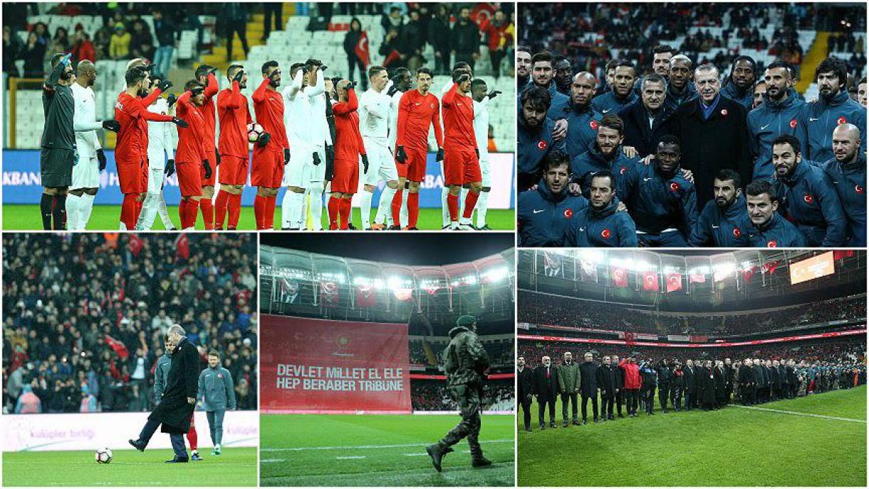 土耳其举办“向烈士致敬球赛”为烈士家属募捐