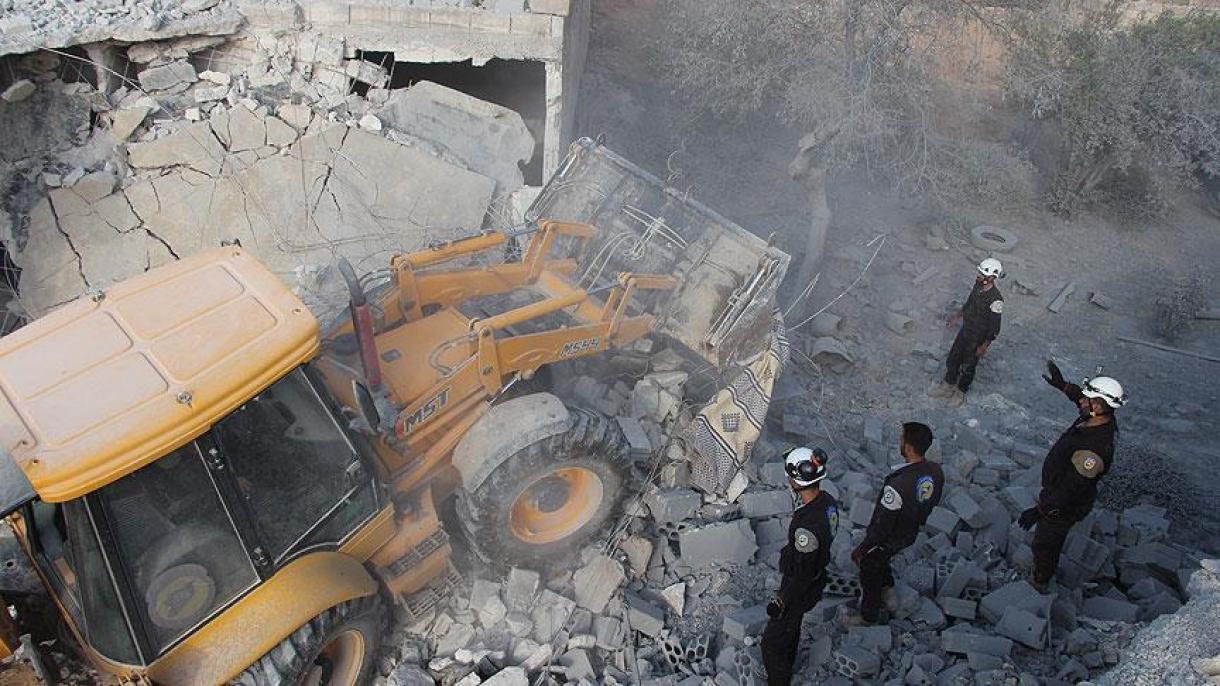 İdlib şəhərinə edilən hava hücumlarında 17 mülki şəxs həyatını itirib