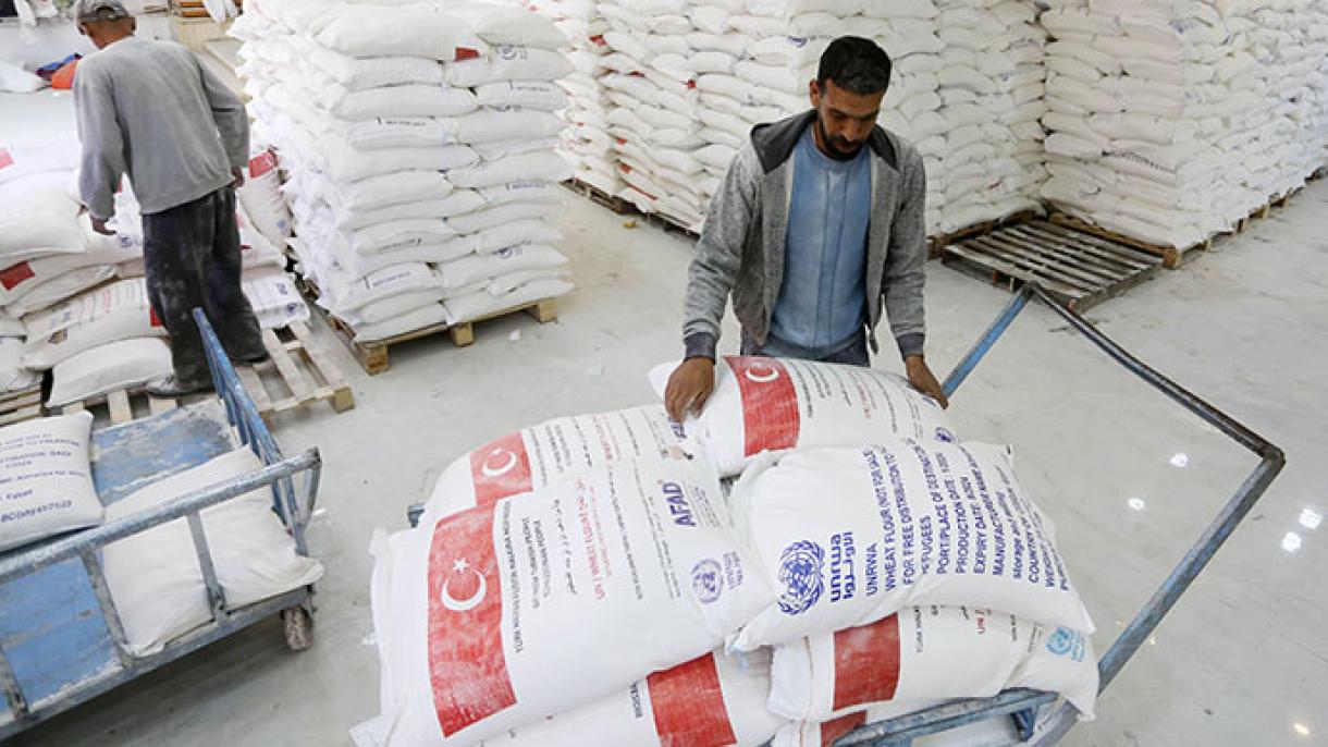 Türkiye a devenit a doua țară care a donat cel mai mult ajutor în Fâșia Gaza