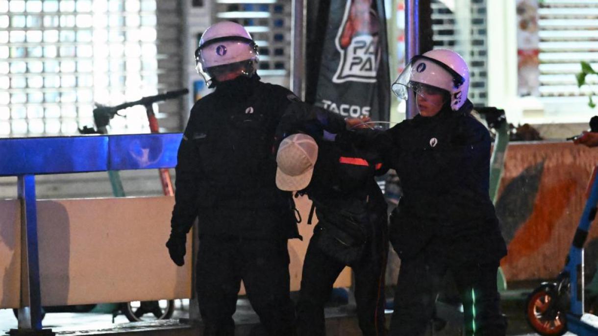 فرانس میں پولیس کی گولی سے ڈرائیور کی ہلاکت کے بعد بیلجیم میں بھی احتجاجی مظاہرے
