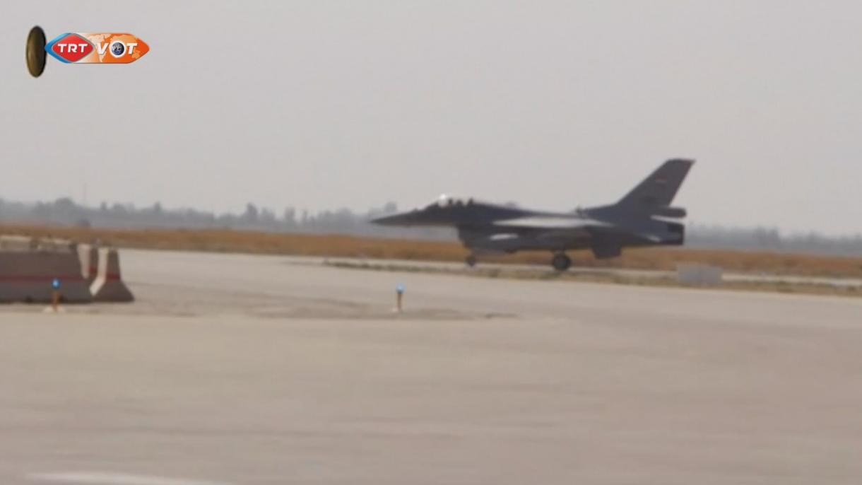 Pozitiile Daesh lovite de aviatia militara irakiana