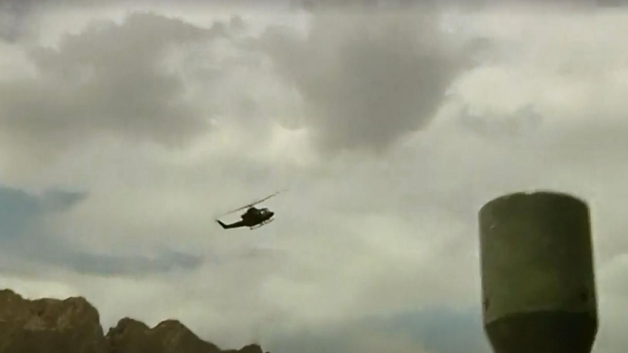 在阿富汗首都喀布尔附近一架直升机坠毁