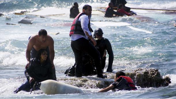 450 مهاجر قاچاق در دریای مدیترانه غرق شدند