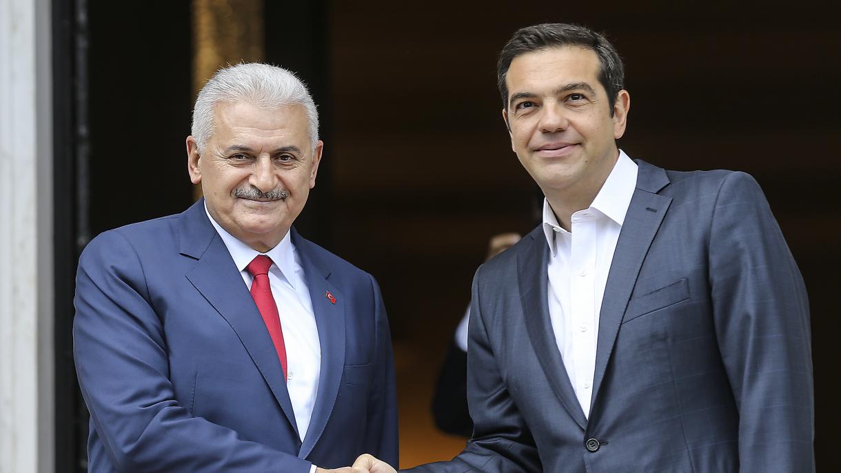Görögországba látogatott a török miniszterelnök