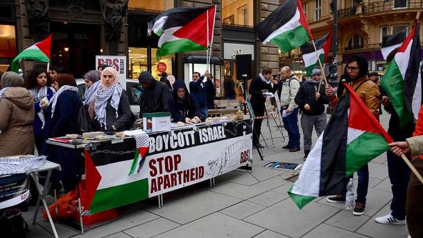 Awstriýada Ysraýylyň hökümeti protest edildi