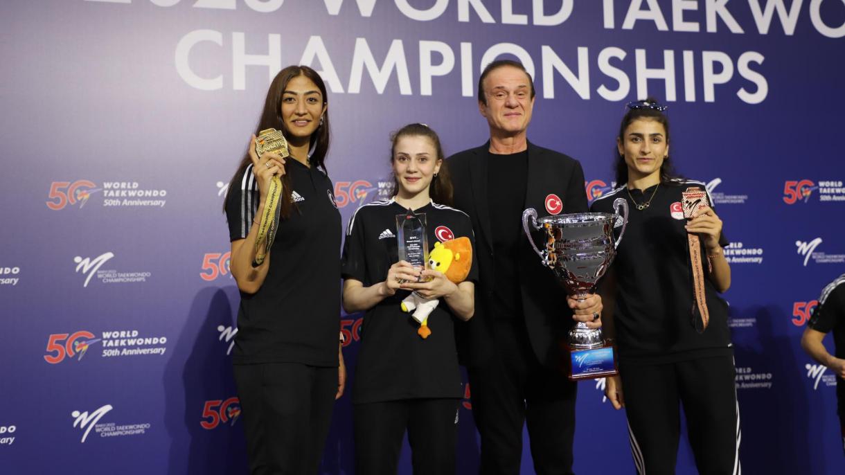 Echipa națională feminină de taekwondo a Türkiye a devenit campioană mondială...