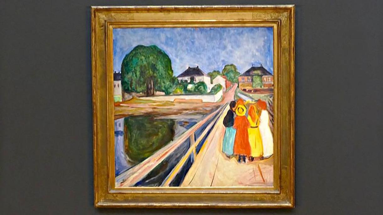 54,2 millió dollárt adtak az Edward Munch norvég festőművész „Lányok a Hídon” című képéért