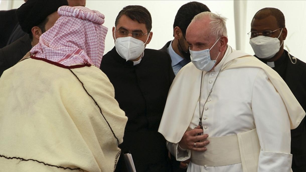 Папата Франциск го посети ирачкиот антички град Ур