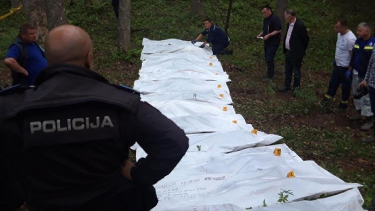 Újabb 10 ember maradványaira bukkantak Bosznia-Hercegovinában