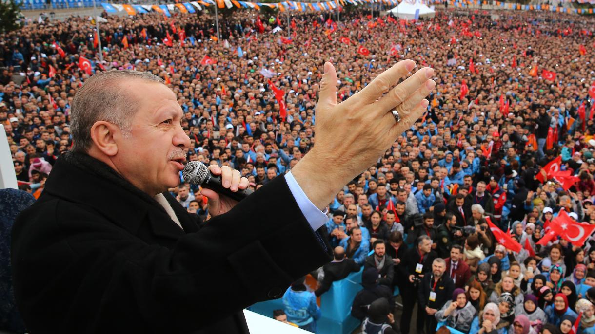 Prezident Erdogan Afrin operasiýasy bilen bagly beýanat berdi