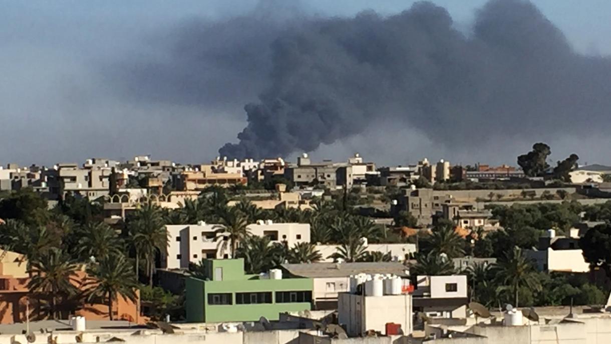 利比亚民族团结政府部队空袭哈夫塔尔武装力量据点