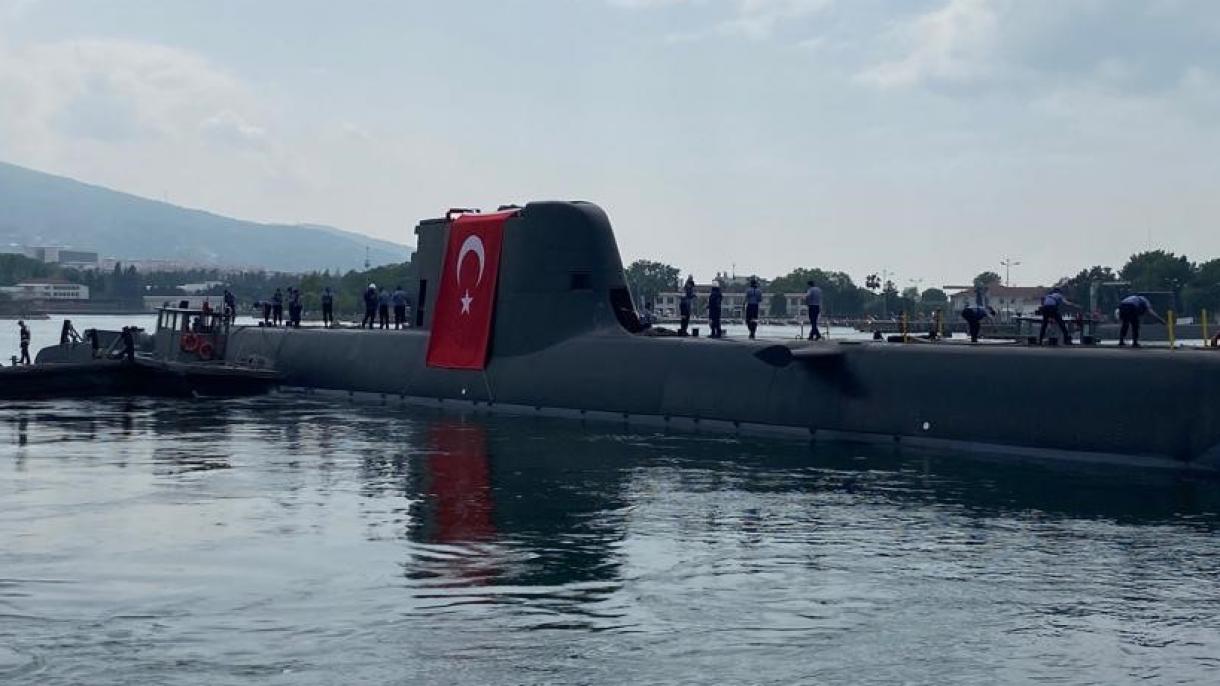 Submarinul Hızır Reis a fost lansat la apă
