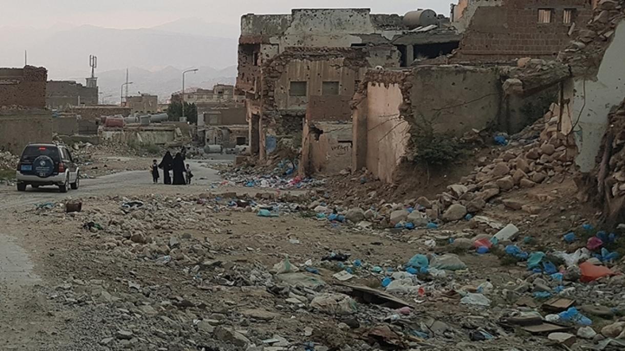 یمن: تائز پر مارٹر گولہ گرنے کے نتیجے میں ایک شہری ہلاک، 5 زخمی