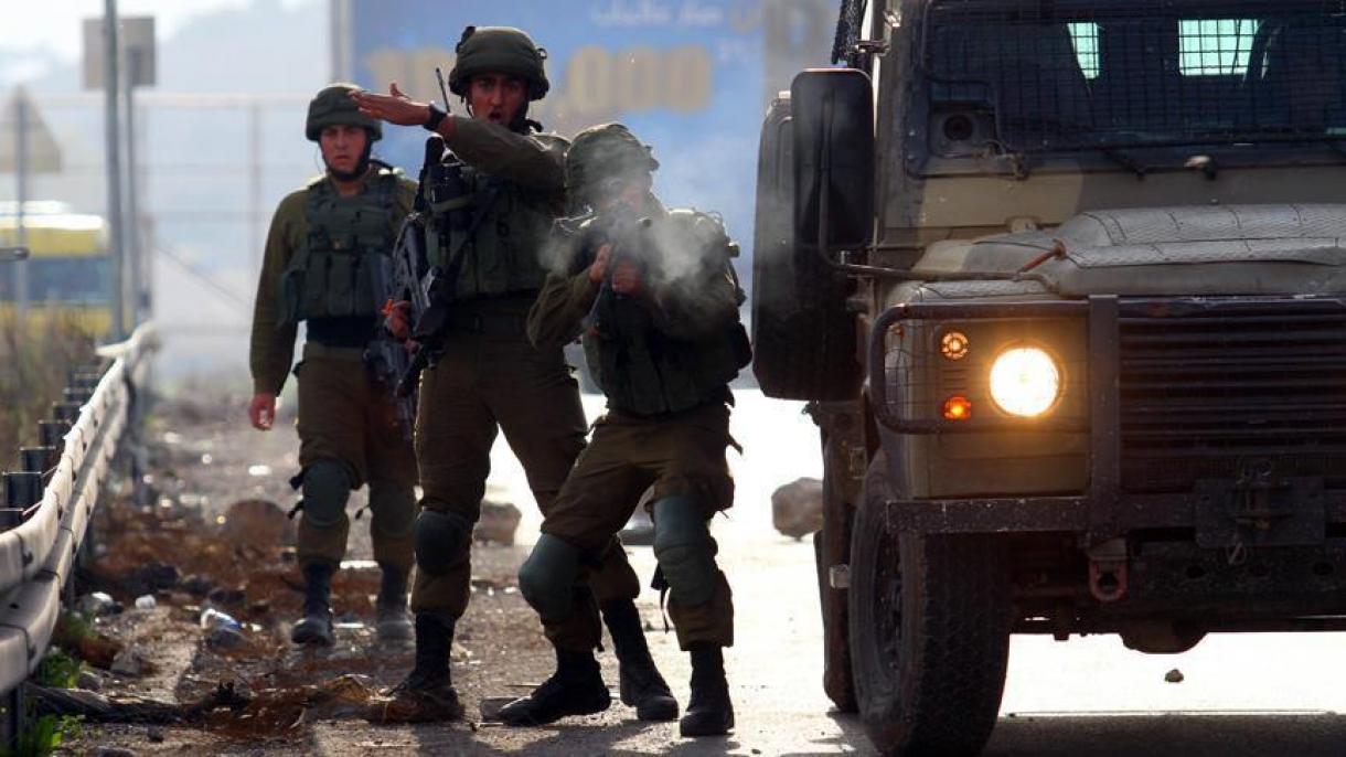 درگیری نظامیان اسرائیل با معترضان فلسطینی در کرانه باختری