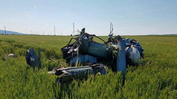 În Bulgaria un elicopter s-a prăbușit pe un teren agricol