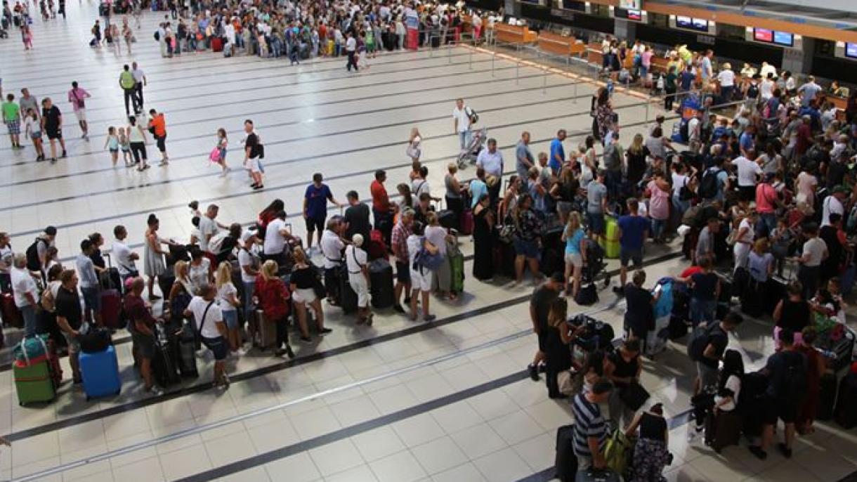 Antaliya aêroportında 35 million yulçı