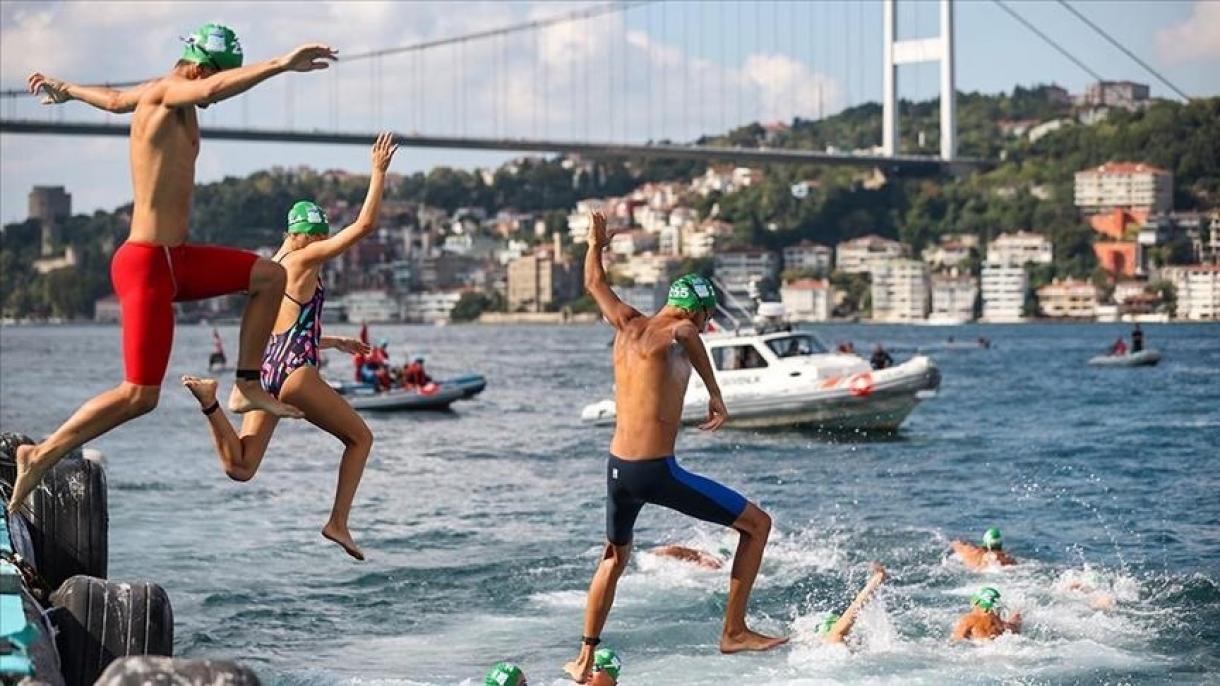 برگزاری مسابقات شنای بین قاره‌ای بوغازایچی در استانبول