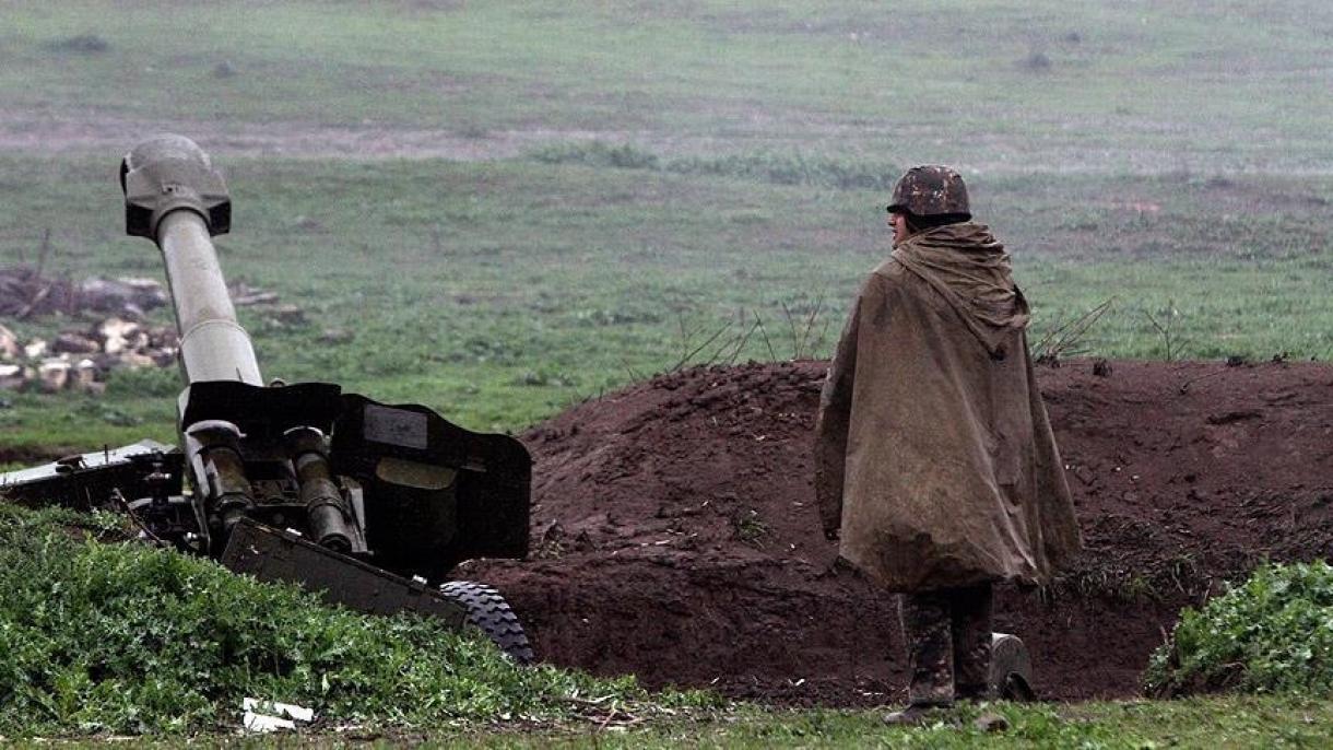 阿塞拜疆一名士兵被亚美尼亚非法武装开火导致牺牲