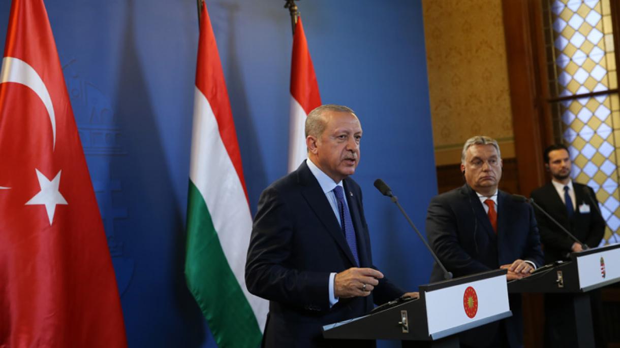 Presidente Erdogan: "L'Ungheria è sempre stata accanto alla Turchia nel processo UE"