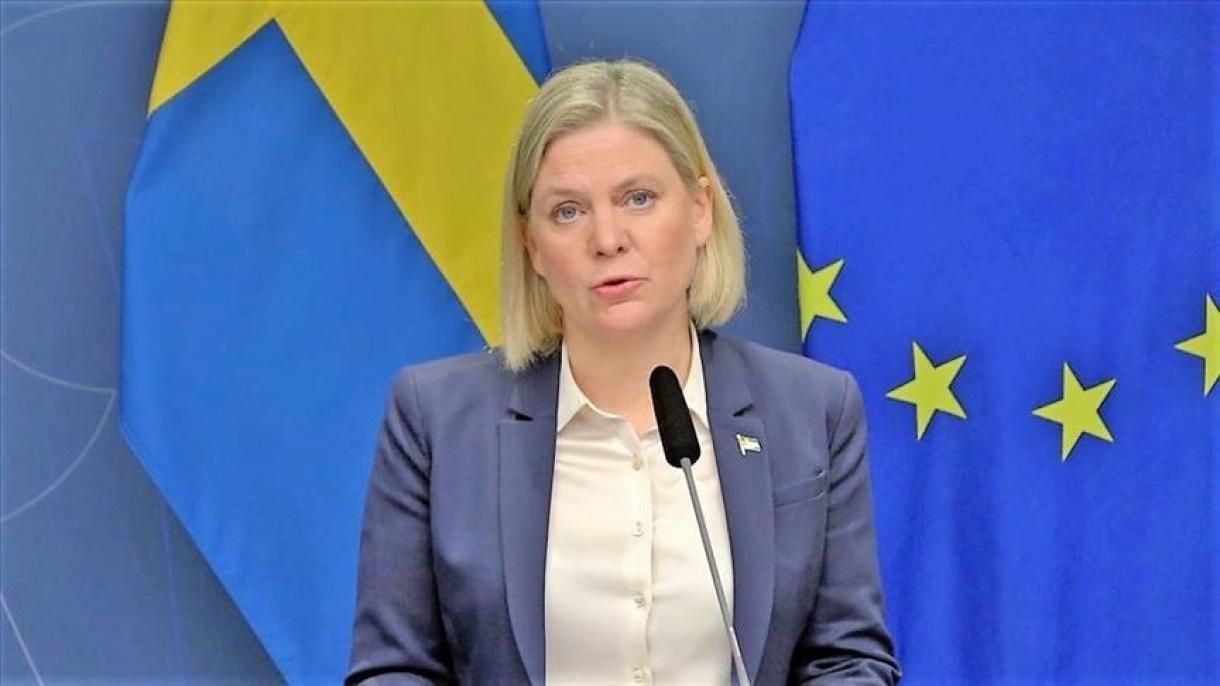 سویدن باش وزیری تورکیه بیلن بولیب اوتگن کیلیشوو نی رعایه قیلیشلرینی تیلگه آلدی