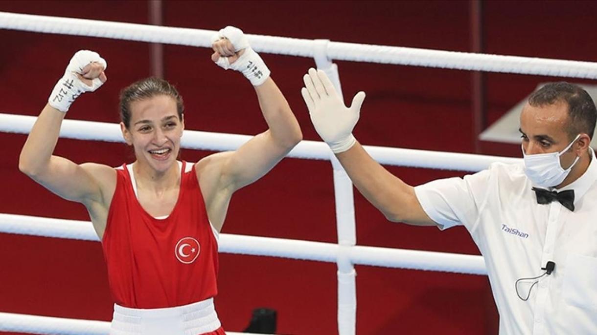 土耳其女拳击手布斯纳兹打入奥运会半决赛