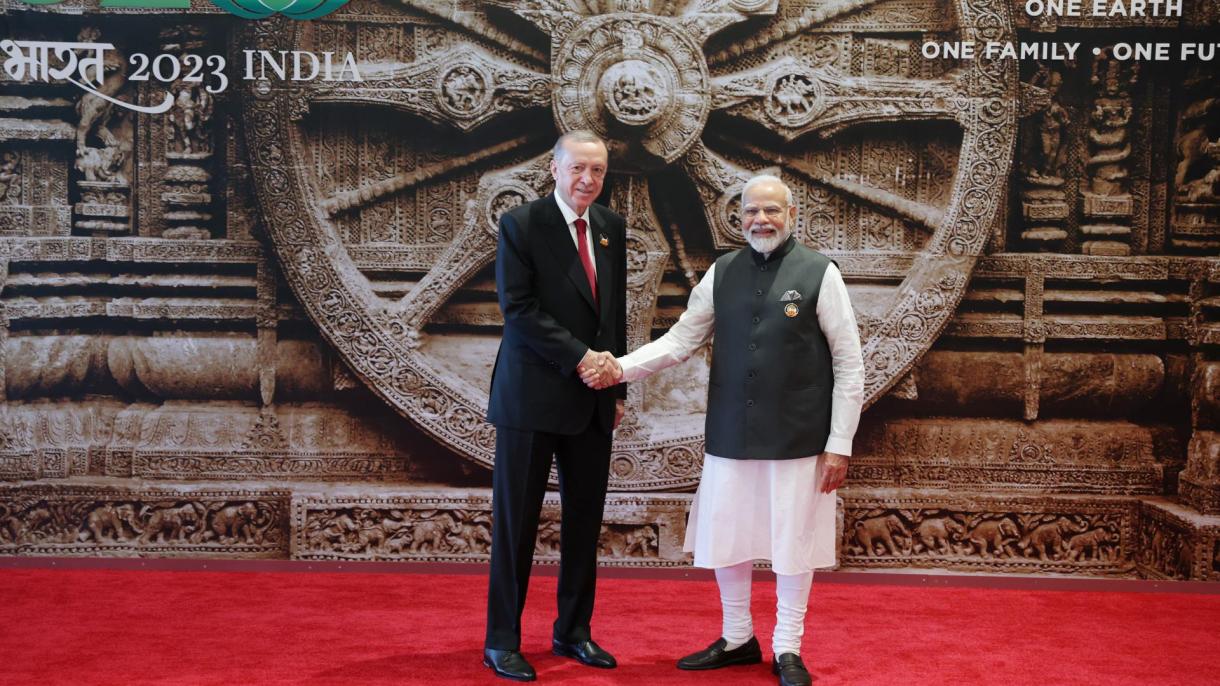 Erdoğan si e' recato in India per partecipare al vertice del G20