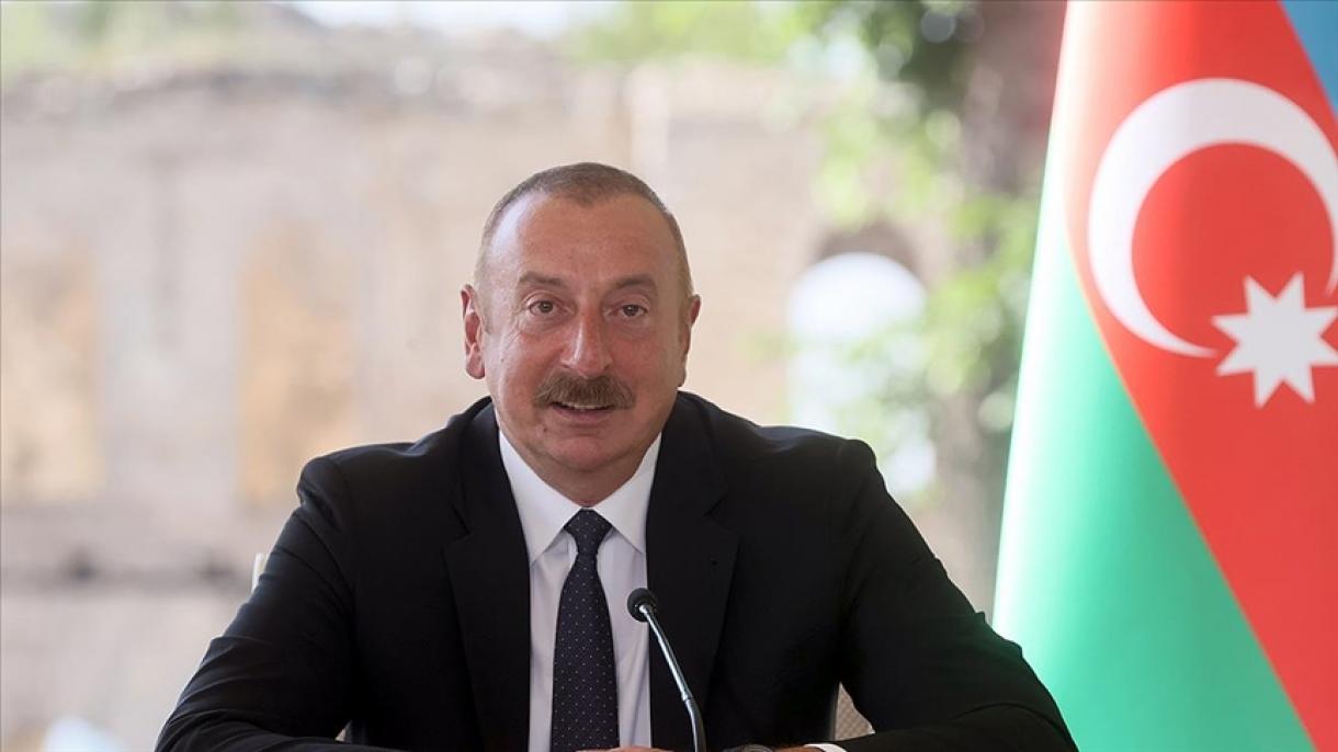 Aliyev államfő üzenetben gratulált Erdoğan elnöknek