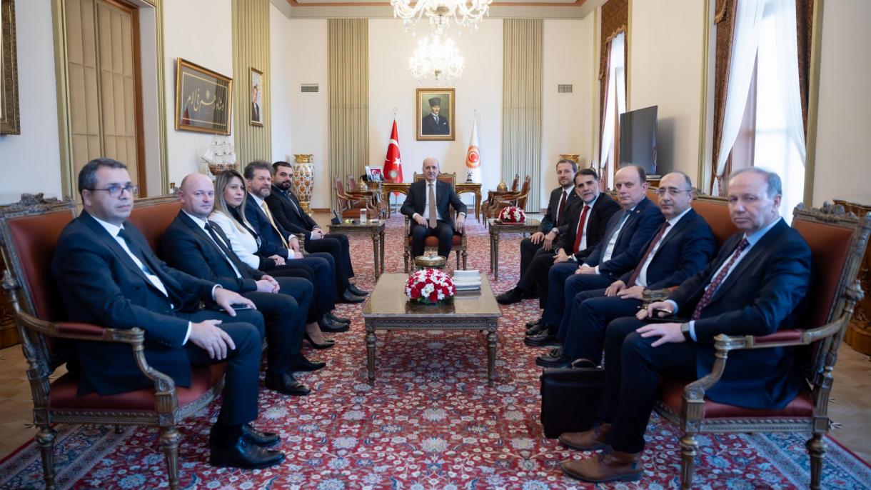 土耳其议长接见北马其顿司法部长