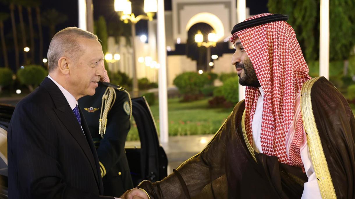 Erdogan Saud Arabystanynyň Mirasdar Şazadasy Muhammed bin Selman bilen söhbetdeş boldy