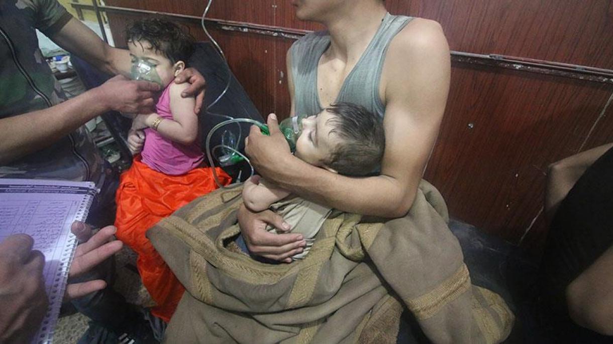 Regime sírio realiza ataque químico com gás tóxico contra Duma