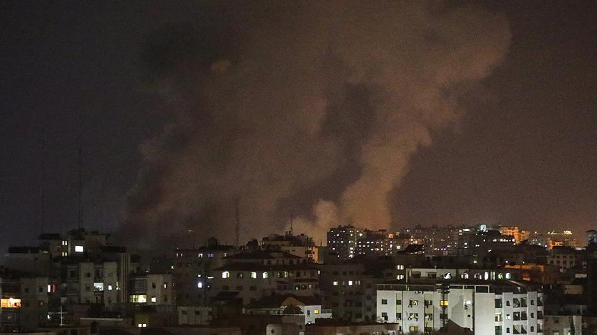以色列飞机午夜空袭加沙 一位母亲和婴儿丧生