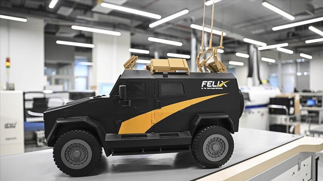 رونمایی از سامانه ضد پهپاد فلیکس در نمایشگاه بین‌المللی صنایع دفاعی استانبول