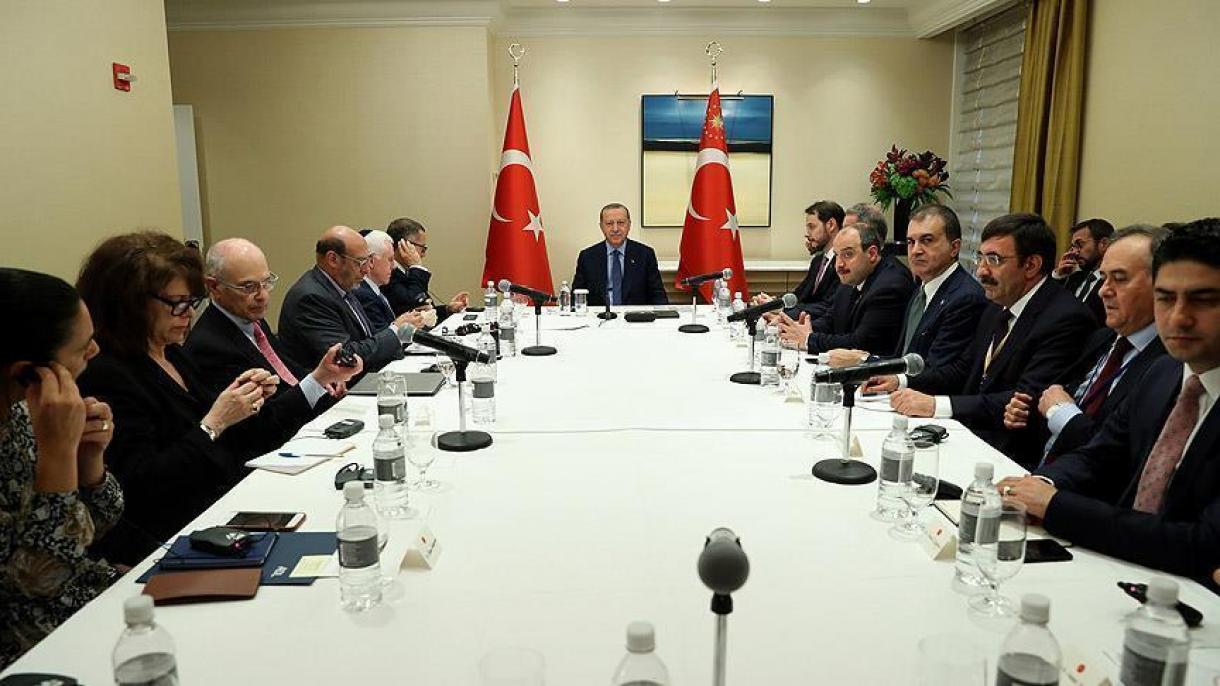 اردوغان با نمایندگان انجمن‌های یهودی آمریکا دیدار کرد