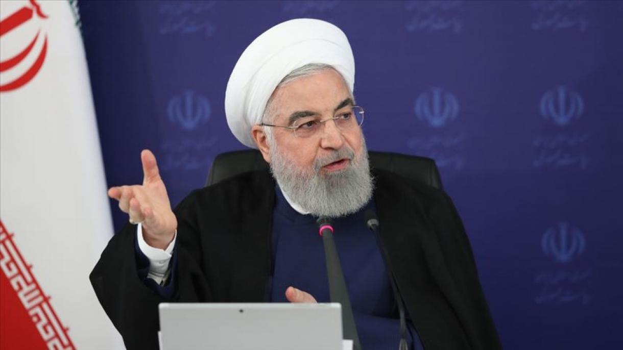 ruhani: amérika besre qoltuqining iranliqlargha tewe ikenlikini bilishi kérek