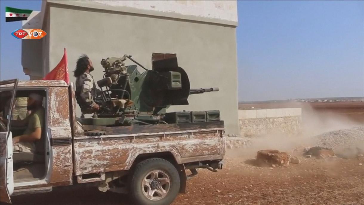 پیشروی نیروهای سوری با پشتیبانی ارتش ترک در شمال حلب
