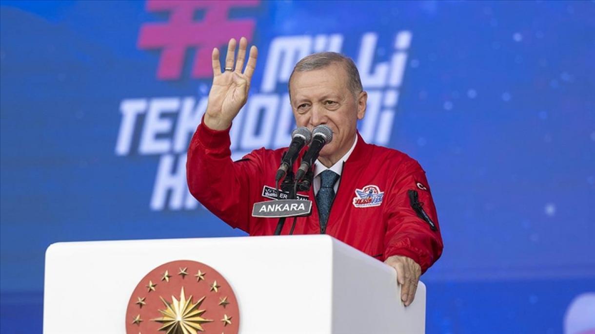 ابراز خرسندی اردوغان از ابراز علاقه مردم و به‌خصوص جوانان به تکنوفست