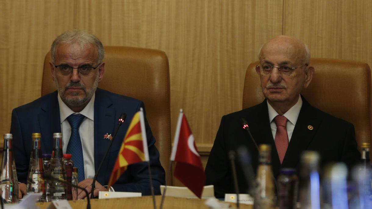 İsmayıl Kahraman Makedoniya parlamentinin sədri ilə görüşdü