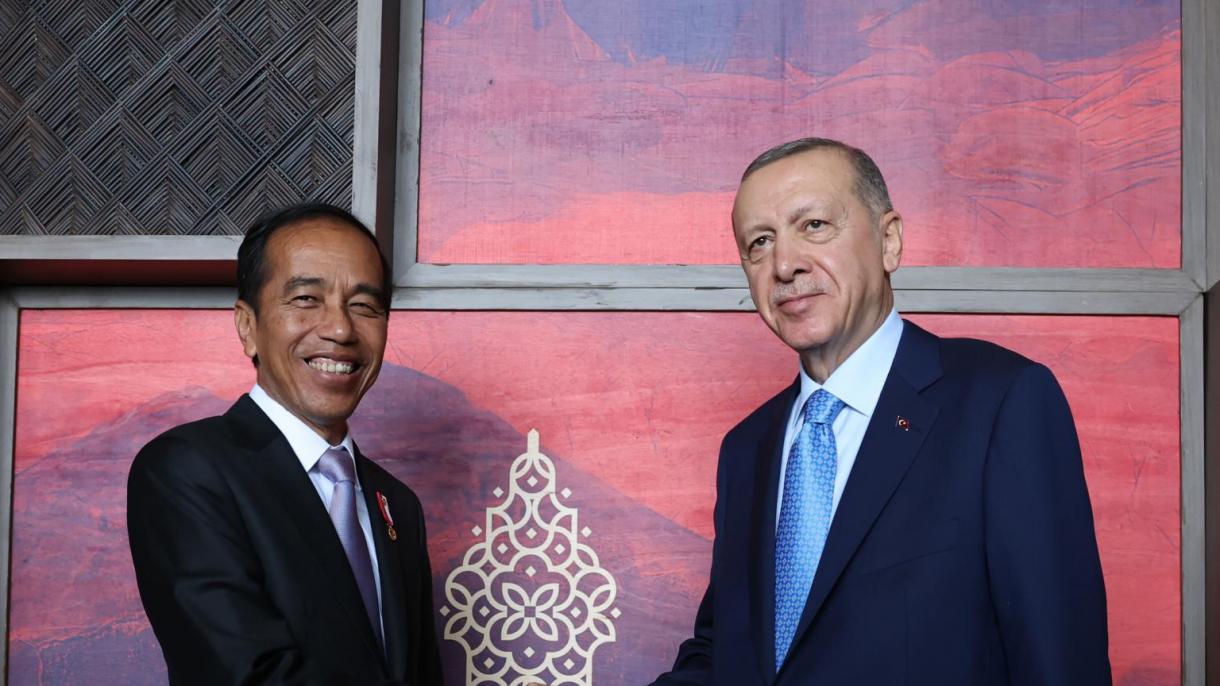 Prezident Erdo‘g‘an Indoneziya Davlat rahbari Joko Vidodo bilan uchrashdi