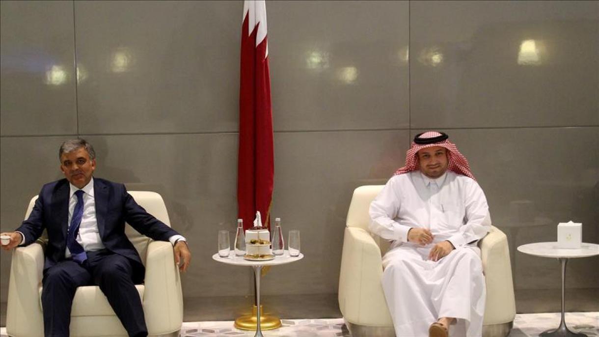 سفر رئیس جمهور سابق ترکیه به قطر