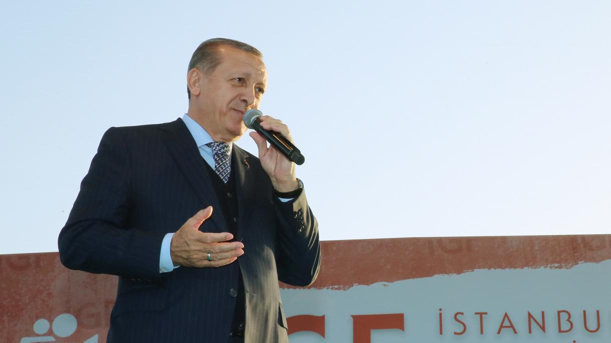 Erdog’an,“Istanbul Yoshlar festivali”ning ochilish marosimida ishtirok etdi