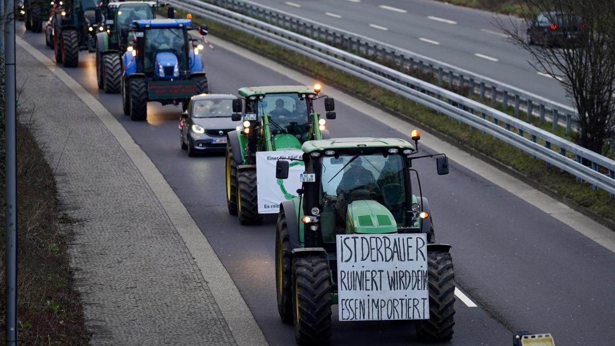 اعتراض کشاورزان در آلمان